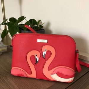 Kate spade flamingo cross body purse